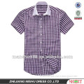 Best price Checke Stripe short sleeve Leisure shirt for men with short sleeve in summer